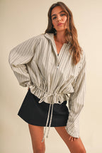 Linen Stripe Jacket