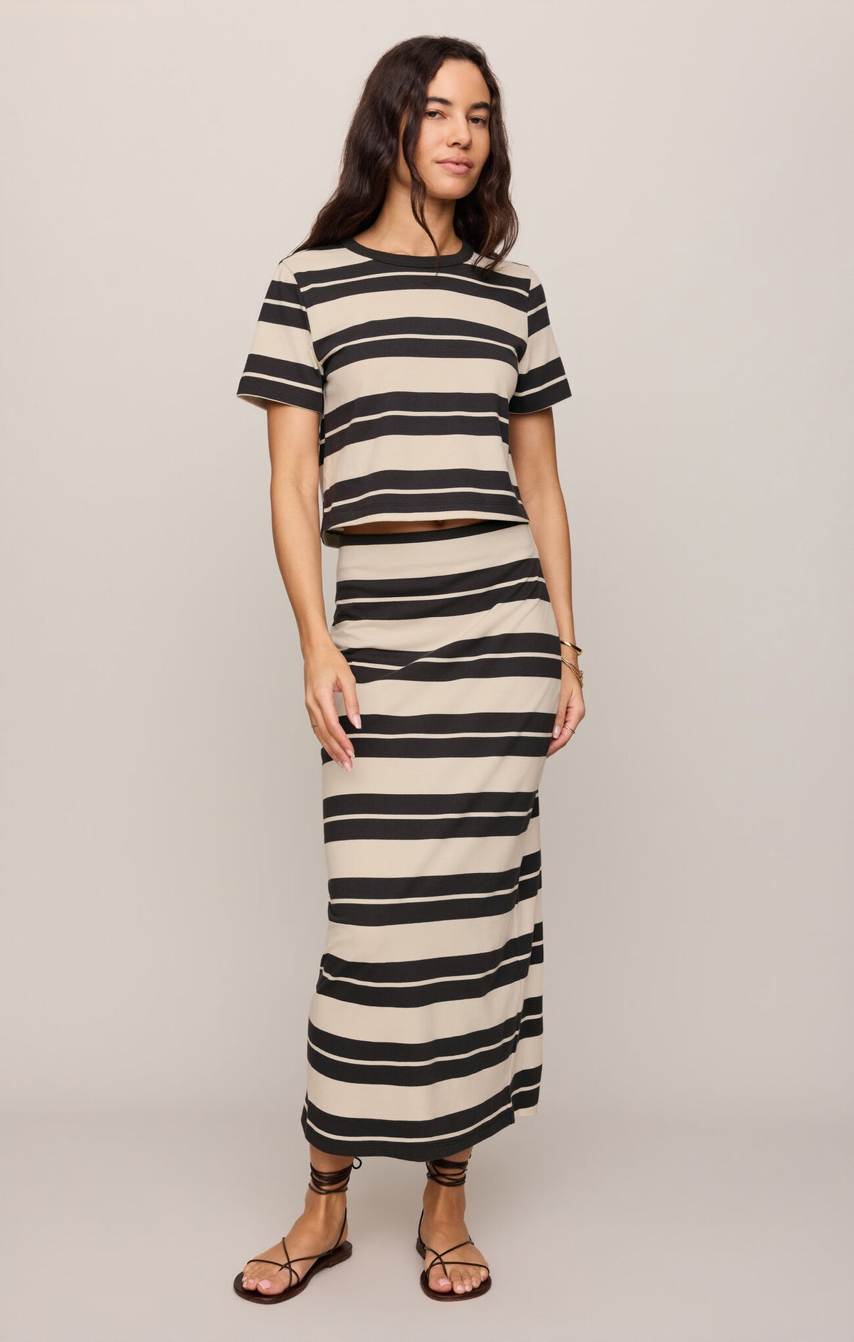 Final Sale-Stellan Stripe Skirt