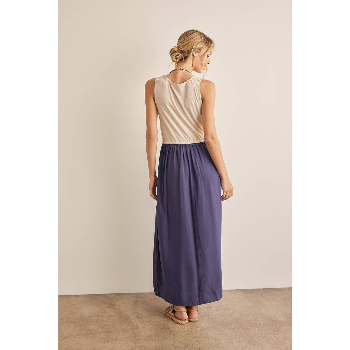 Final Sale-Two Tone Maxi Dress
