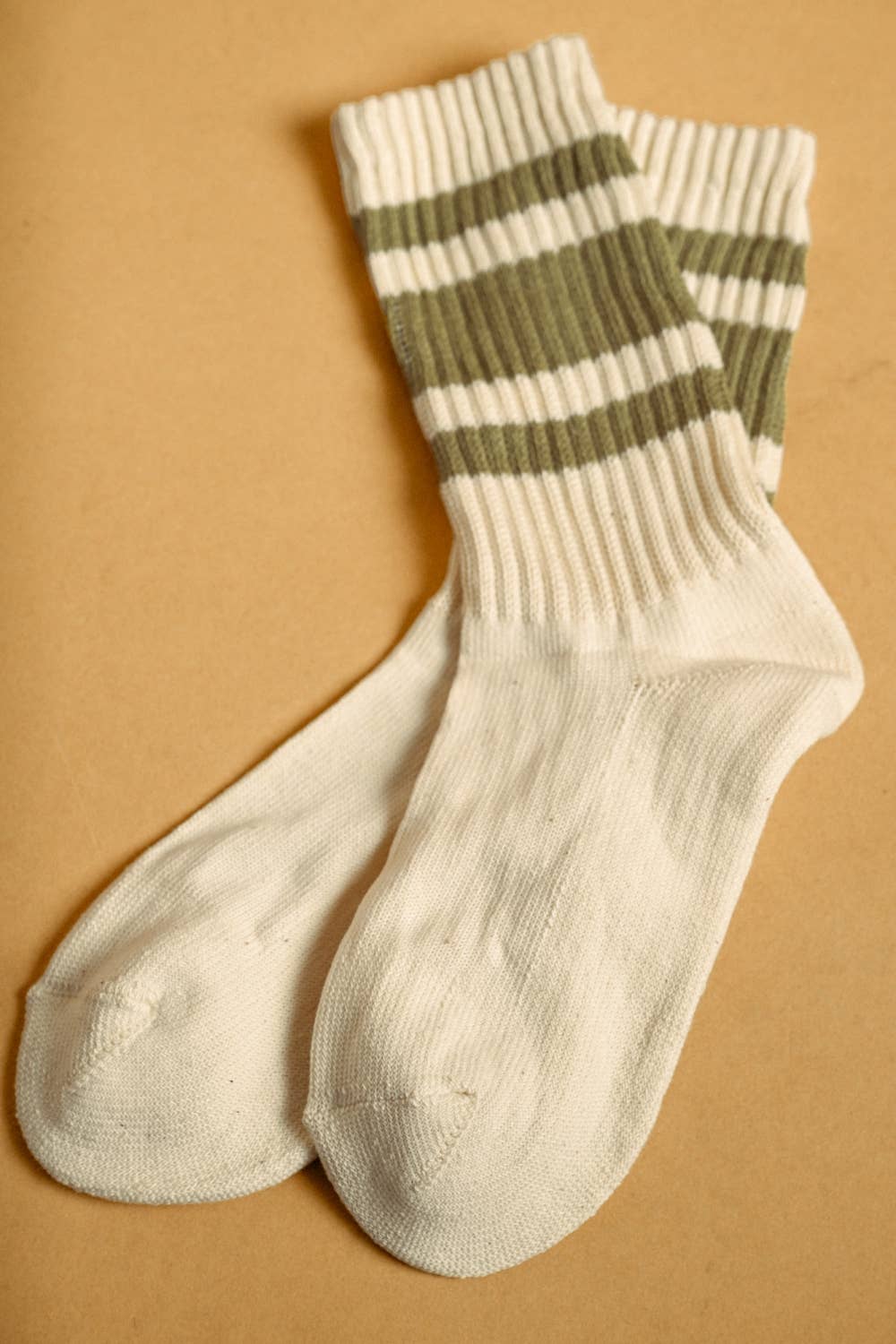 Final Sale-Retro Stripe Crew Socks