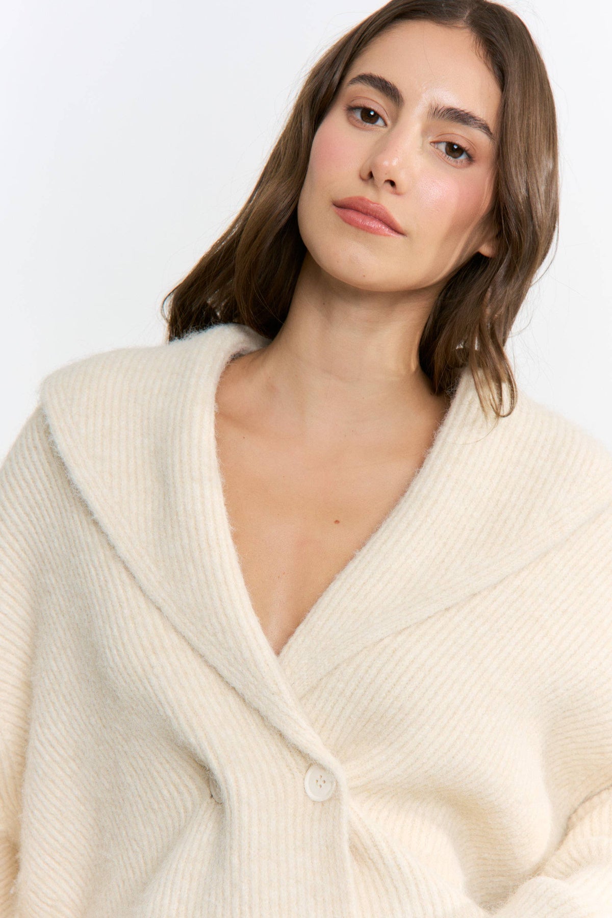 Wool-Blend Cardigan