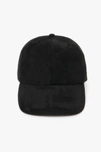Final Sale-Suede Baseball Cap