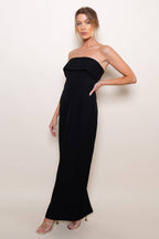 Cocktail Strapless Pencil Maxi Dress