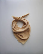 Final Sale-Oatmeal Classic Naturally Raw Silk Bandana