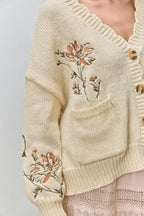 Embroidered Cardigan