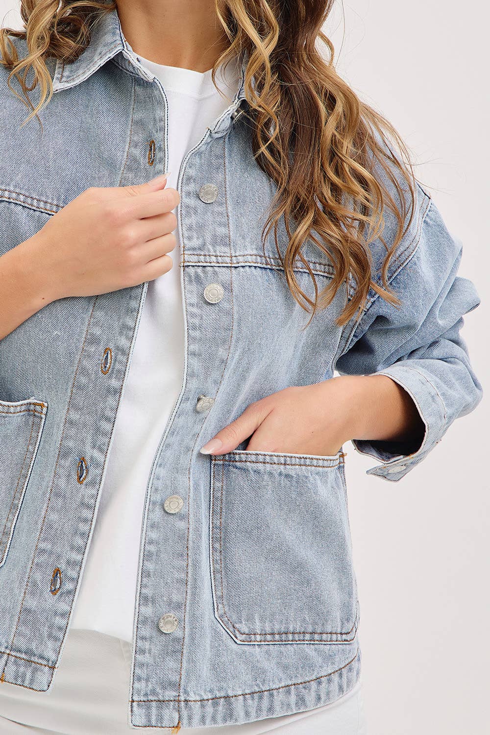 Denim Jacket W Patch Pocket