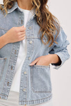 Denim Jacket W Patch Pocket