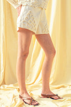 Floral Detail Shorts