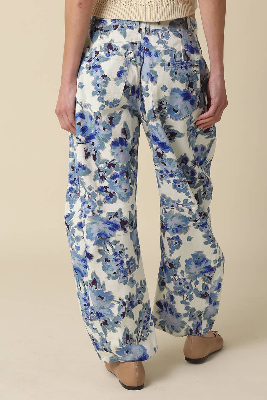 Final Sale-Suzy Floral Baggy Pants
