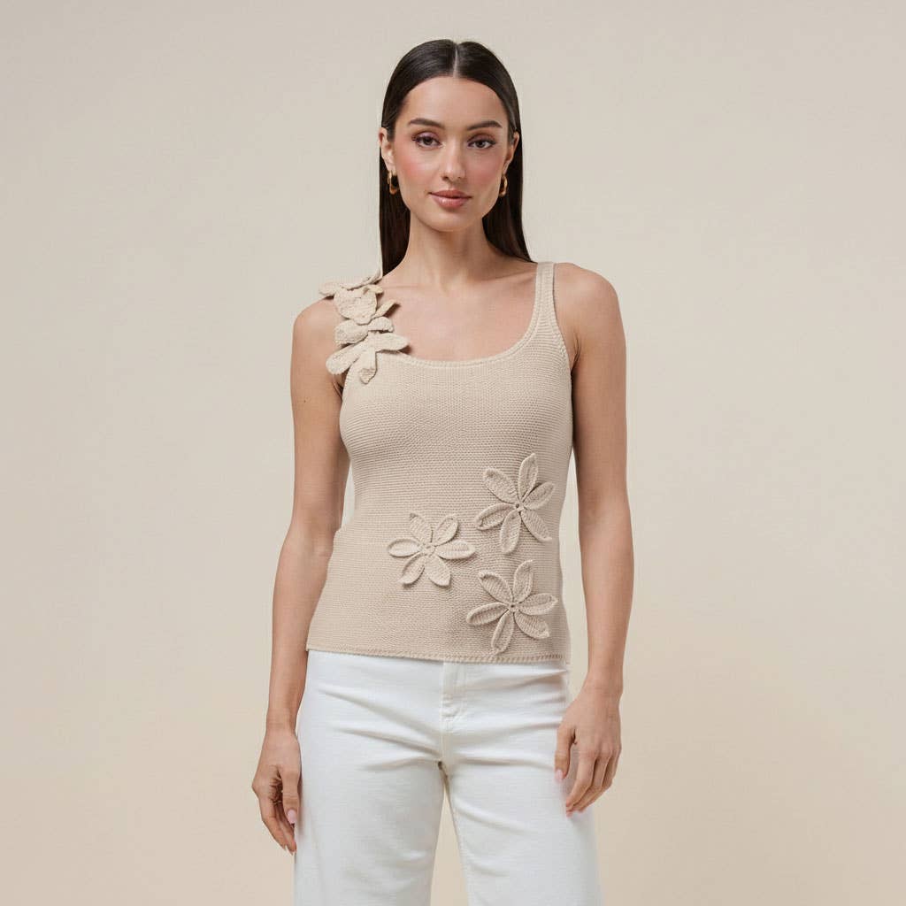3D Floral Top