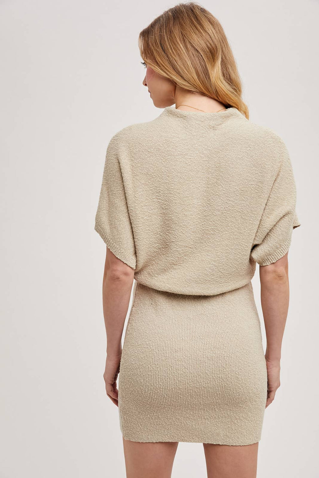 Dolman Knit Sweater Dress