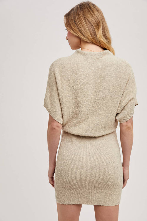 Dolman Knit Sweater Dress