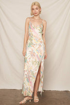 Final Sale-Beach Print Maxi Dress