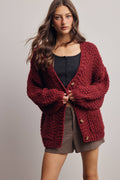 Handmade Chunky Knit Cardigan