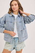 Denim Jacket W Patch Pocket