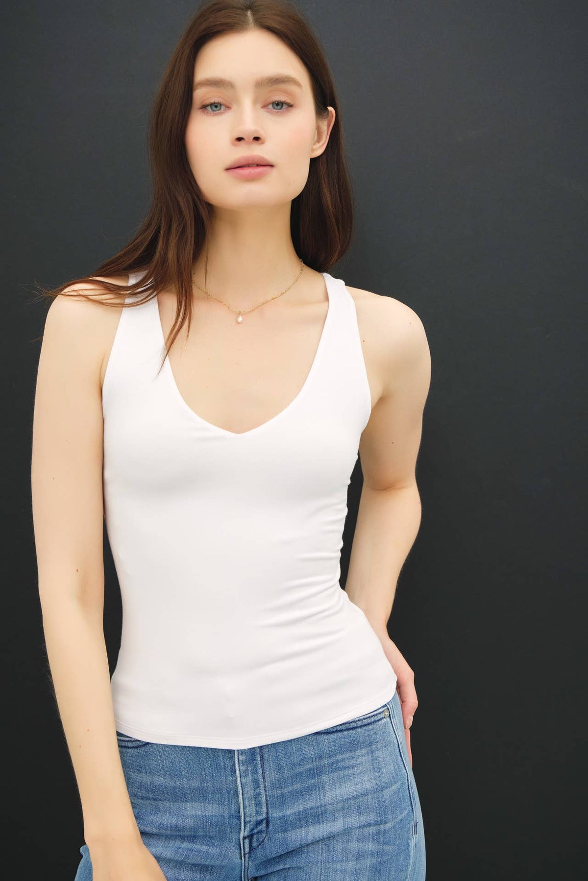 Soft V-neck Tank