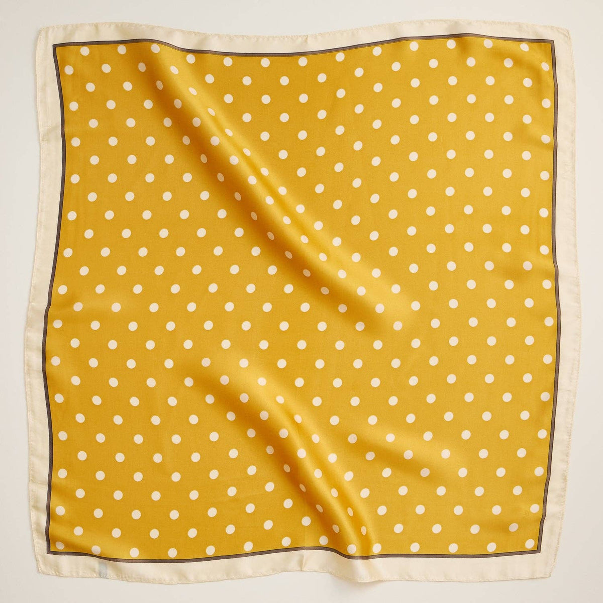 Final Sale-Polka Dot Square Scarf