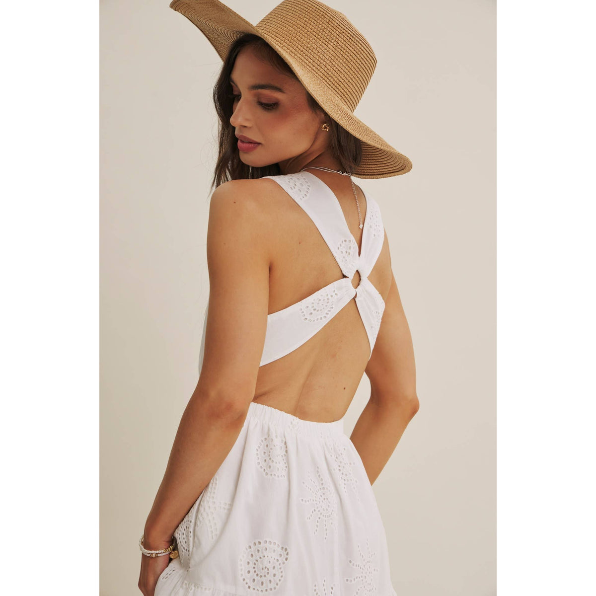 Seashell Eyelet Midi