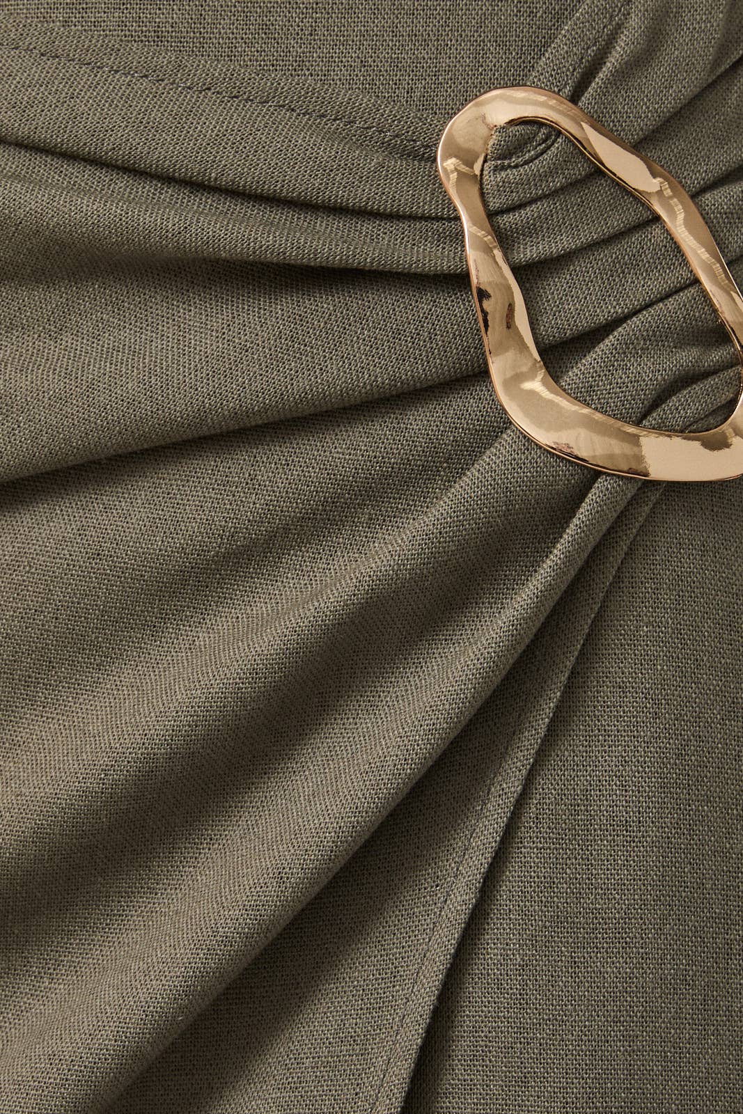 Final Sale-Wrap Midi Skirt