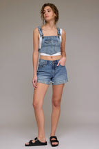 Final Sale-Kayla Cuffed Relaxed Short