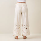 Final Sale-Floral Cutout Pants