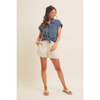 Final Sale-Beach Day Bow Shorts