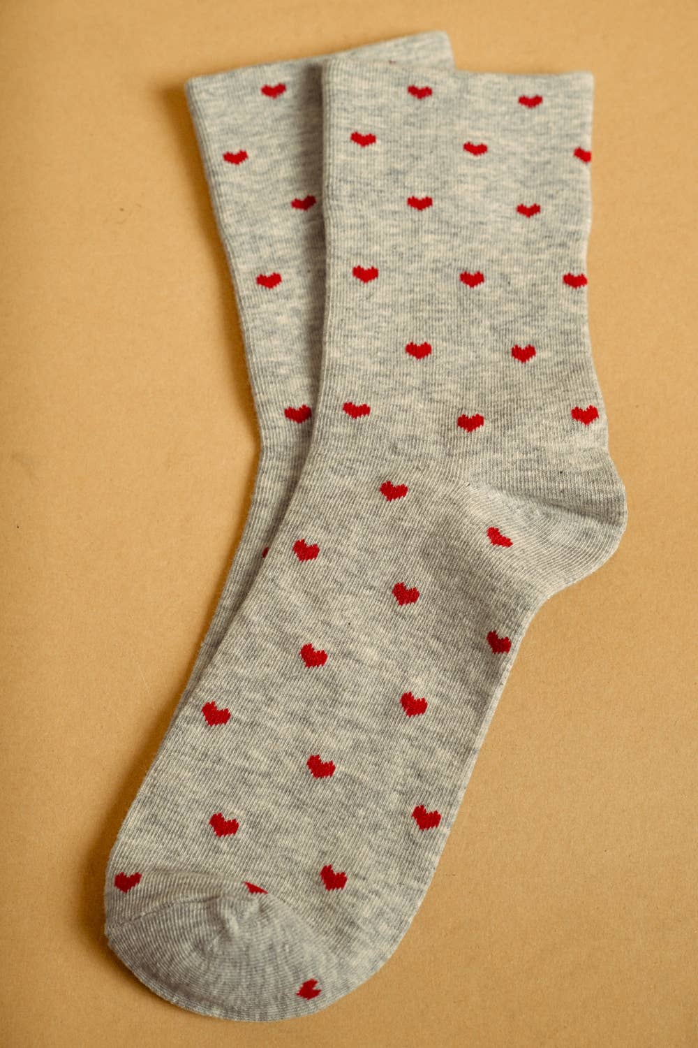 Final Sale-Heart Crew Socks