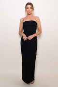 Cocktail Strapless Pencil Maxi Dress