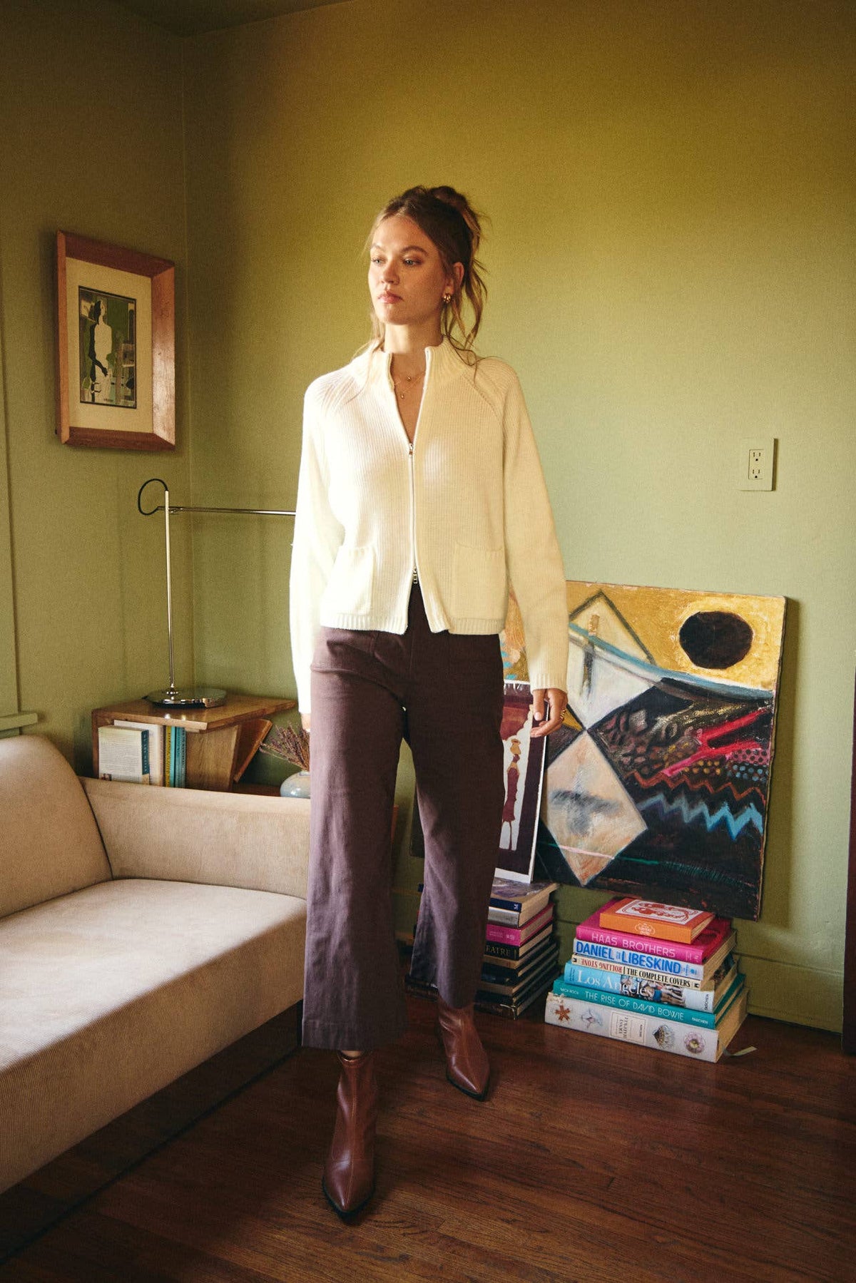 2-Way Zip Sweater Jacket