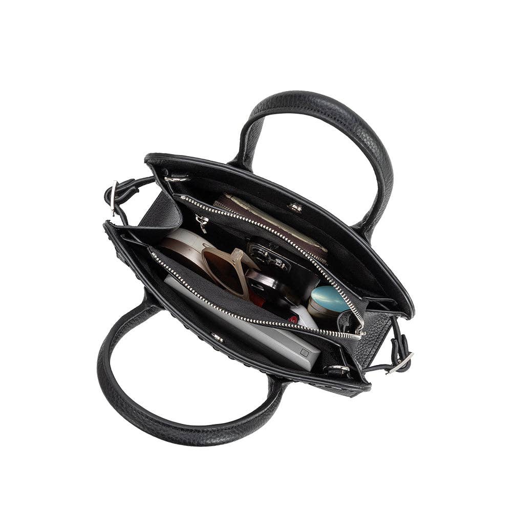 Final Sale-Marlo Recycled Vegan Leather Crossbody Bag