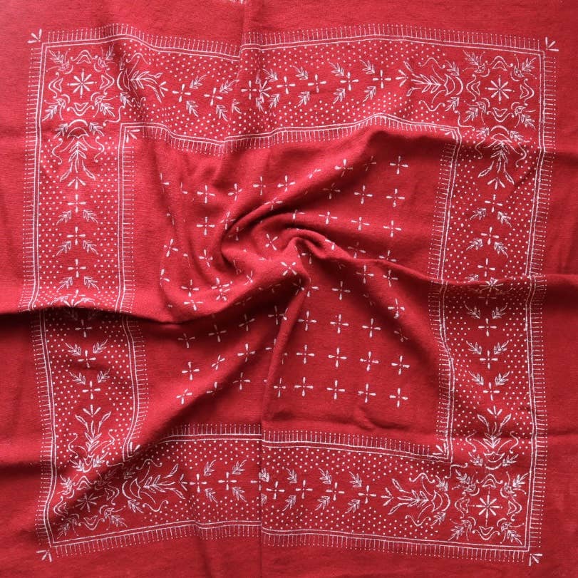 Final Sale-Poppy Naturally Dyed Bandana