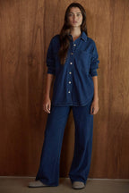 Cotton Button Down Shacket