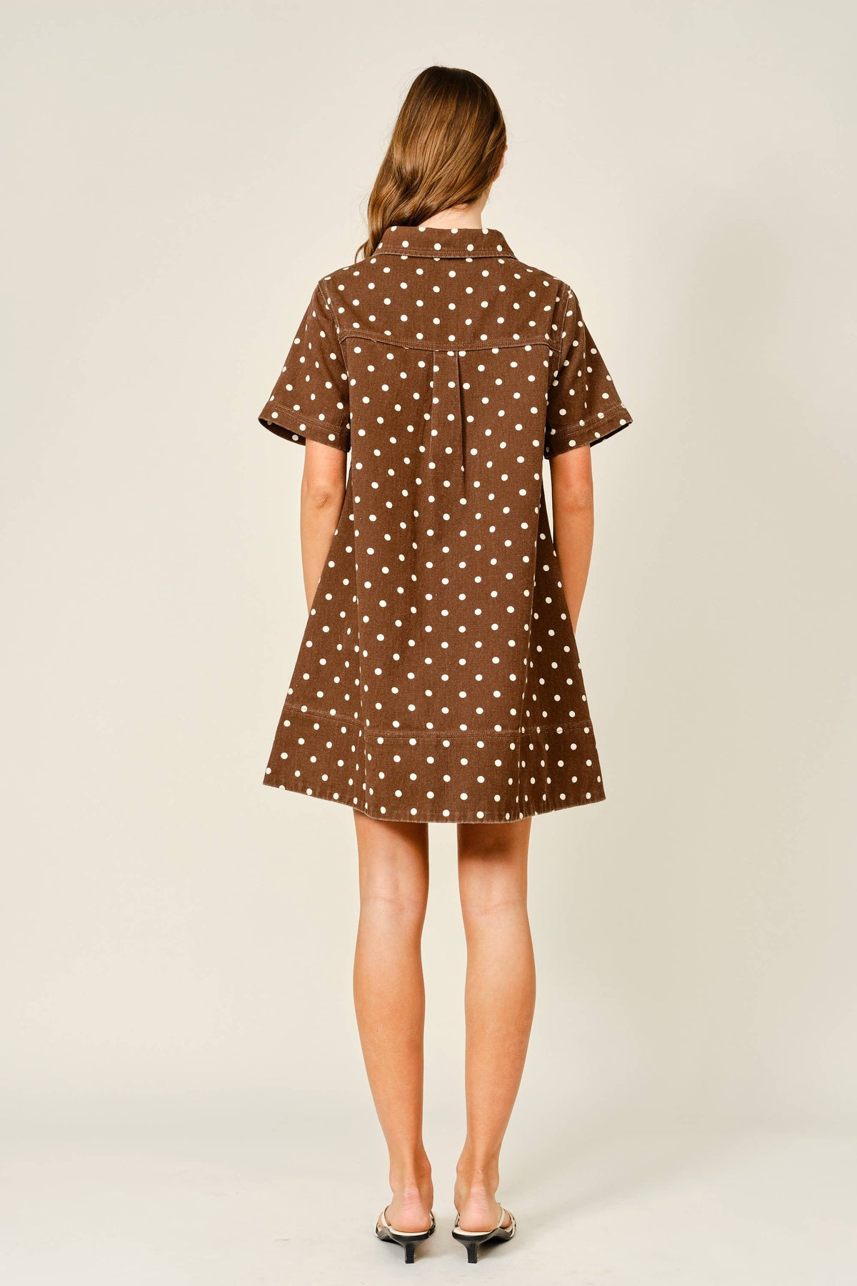 Final Sale-Dot Pullover Dress