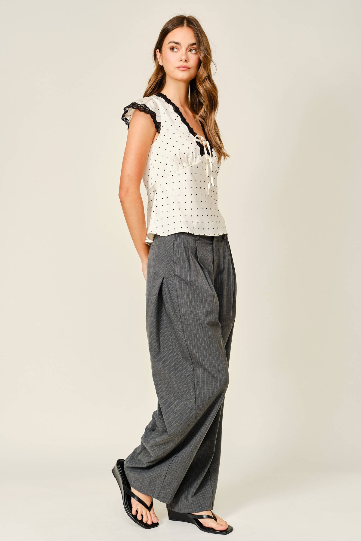 Stripe Classic Barrel Pant