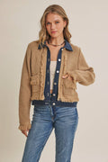 Denim Sweater Cardigan