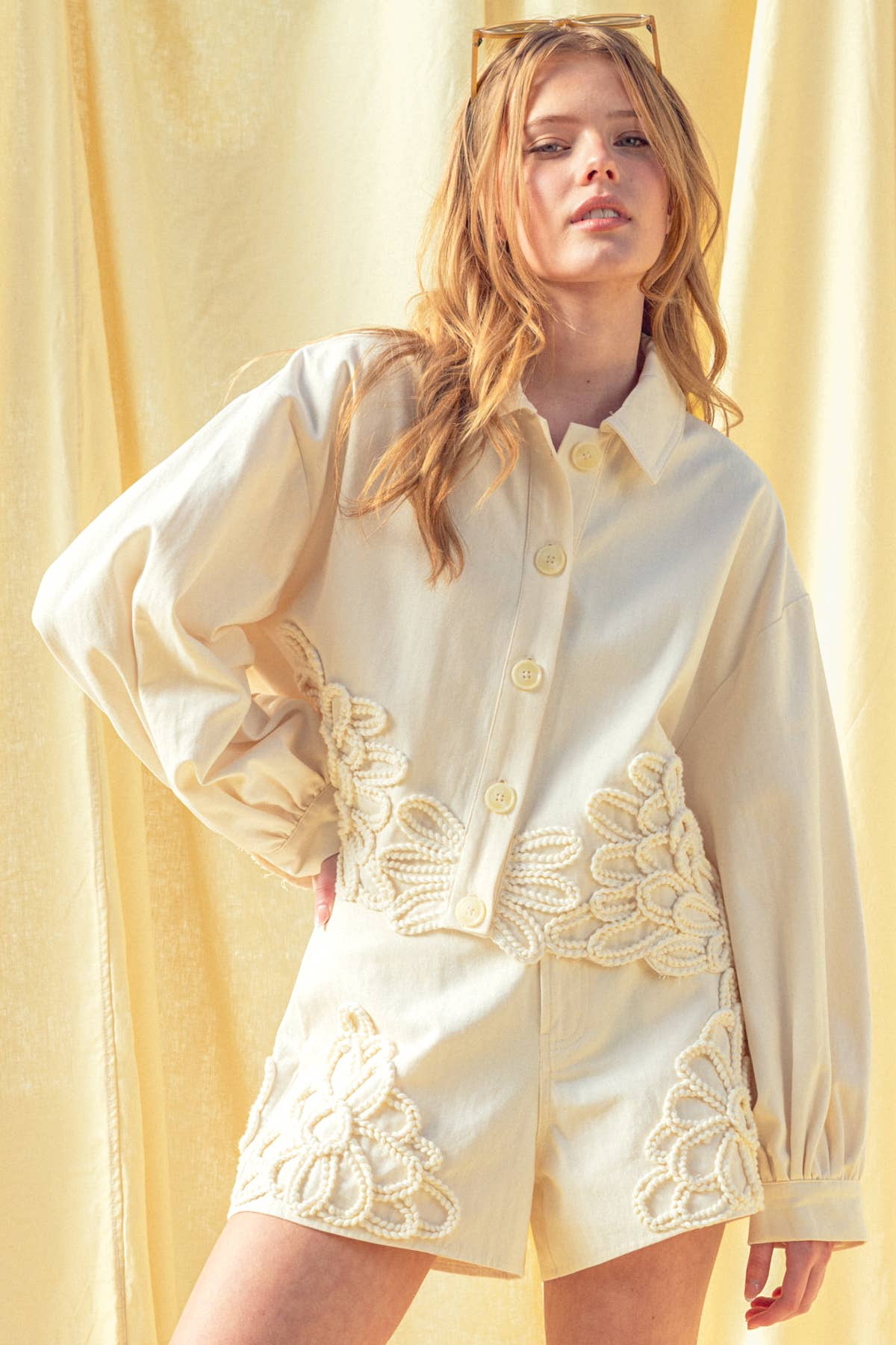 Floral Detail Jacket