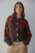 Sweater Button Cardigan