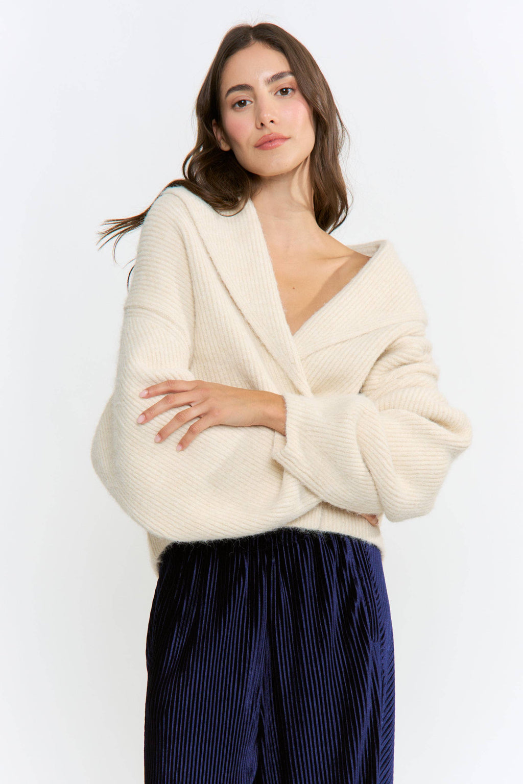 Wool-Blend Cardigan