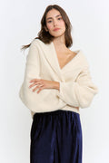 Wool-Blend Cardigan