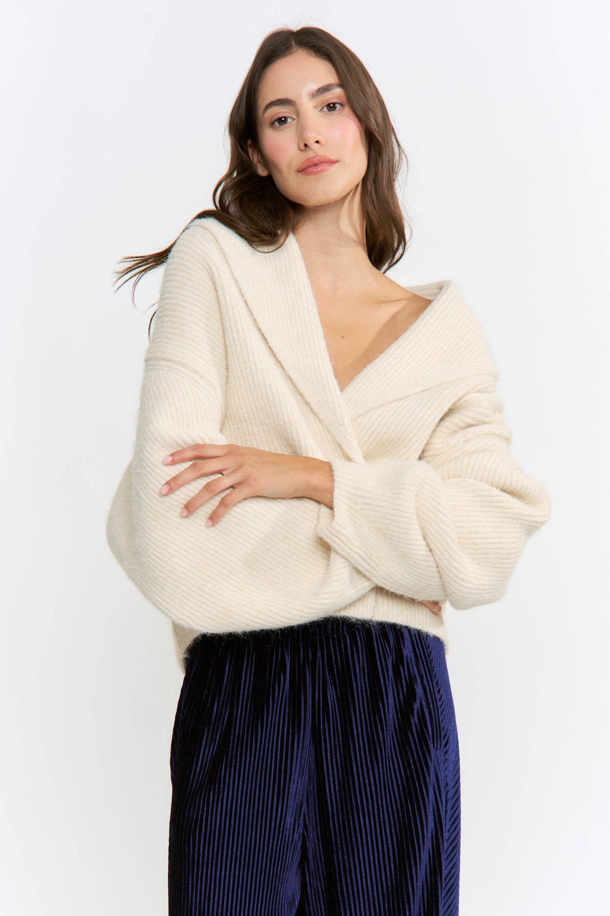 Wool-Blend Cardigan