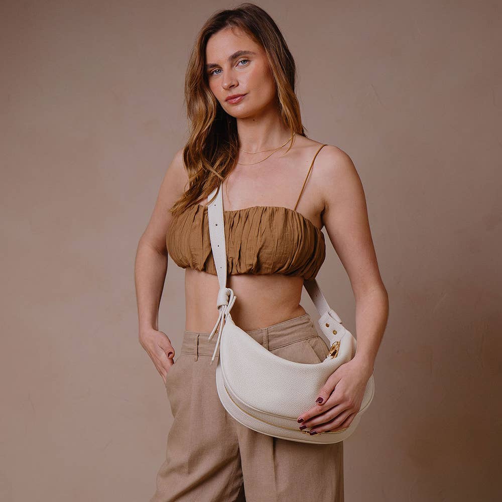 Final Sale-Hayden Recycled Vegan Crossbody Bag
