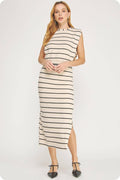 Striped Midi Dress