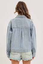 Denim Jacket W Patch Pocket