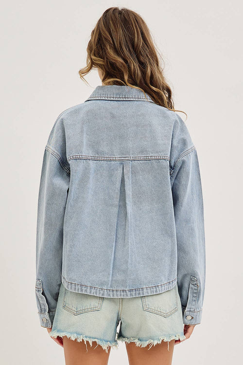 Denim Jacket W Patch Pocket