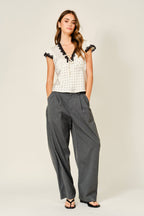 Stripe Classic Barrel Pant