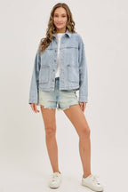 Denim Jacket W Patch Pocket
