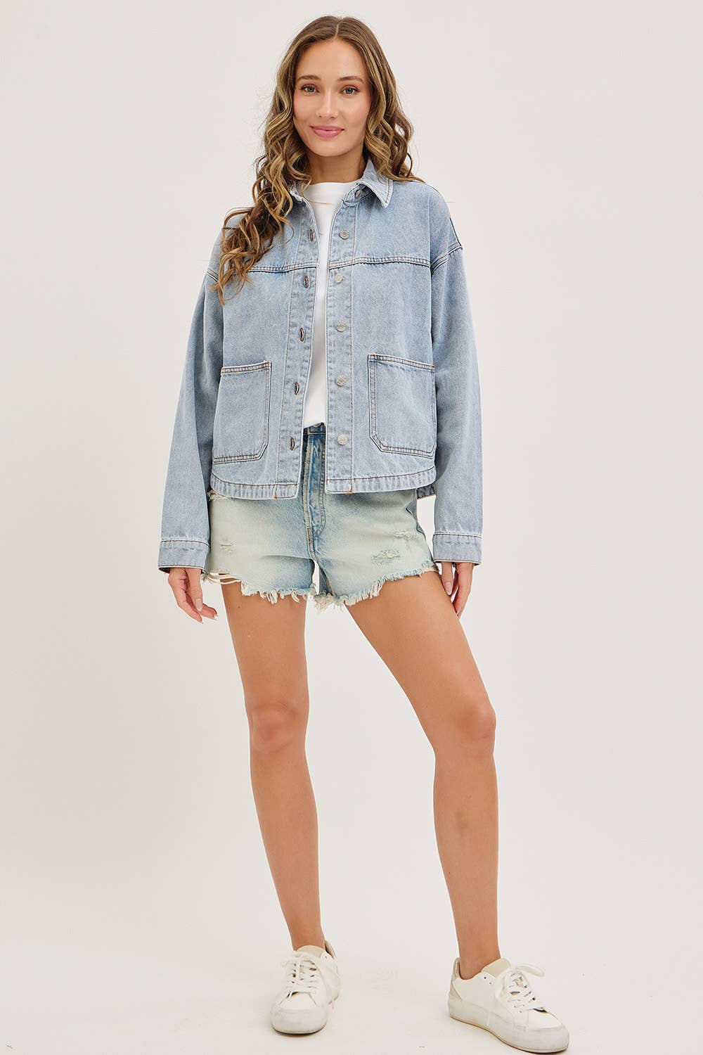 Denim Jacket W Patch Pocket