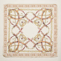 Final Sale-Classic Equestrian Chain Square Scarf