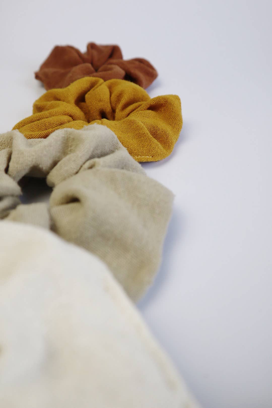 Final Sale-Raw Silk Hair Scrunchies