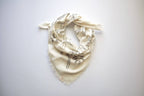 Final Sale-Cream Naturally Dyed Bandana
